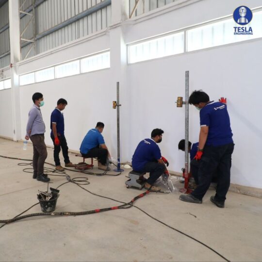 ซ่อมพื้นโรงงาน ซ่อมพื้นโกดังทรุด