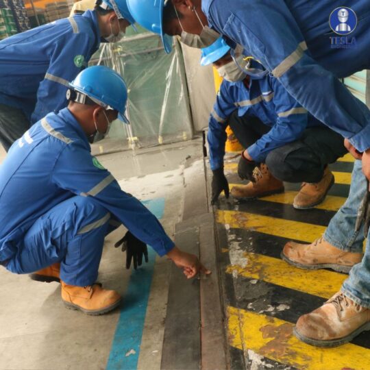 ซ่อมถนนทรุด ซ่อมคอนกรีตแตกร้าว ถนนทรุด