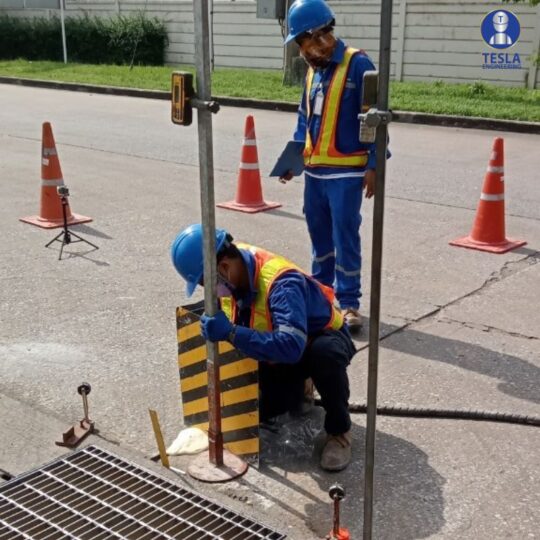 ซ่อมถนนทรุด ซ่อมคอนกรีตแตกร้าว ถนนทรุด