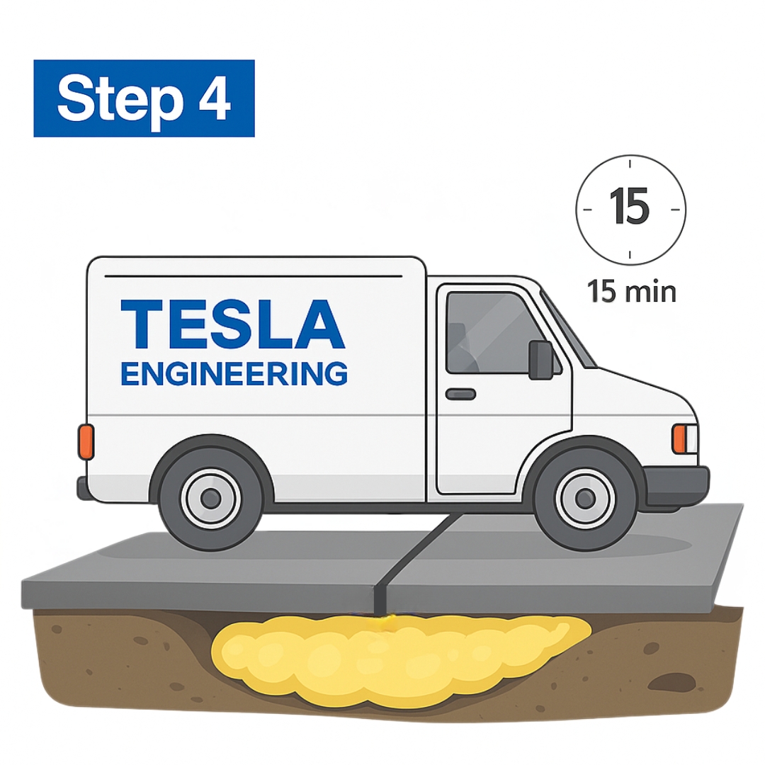 tesla-engineering-ซ่อมพื้นทรุด-ด้วยโฟม-pu
