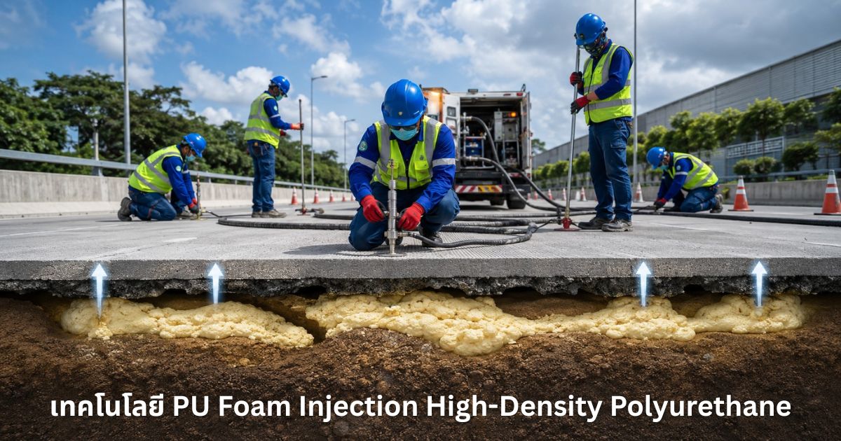 เทคโนโลยี PU Foam Injection High-Density Polyurethane